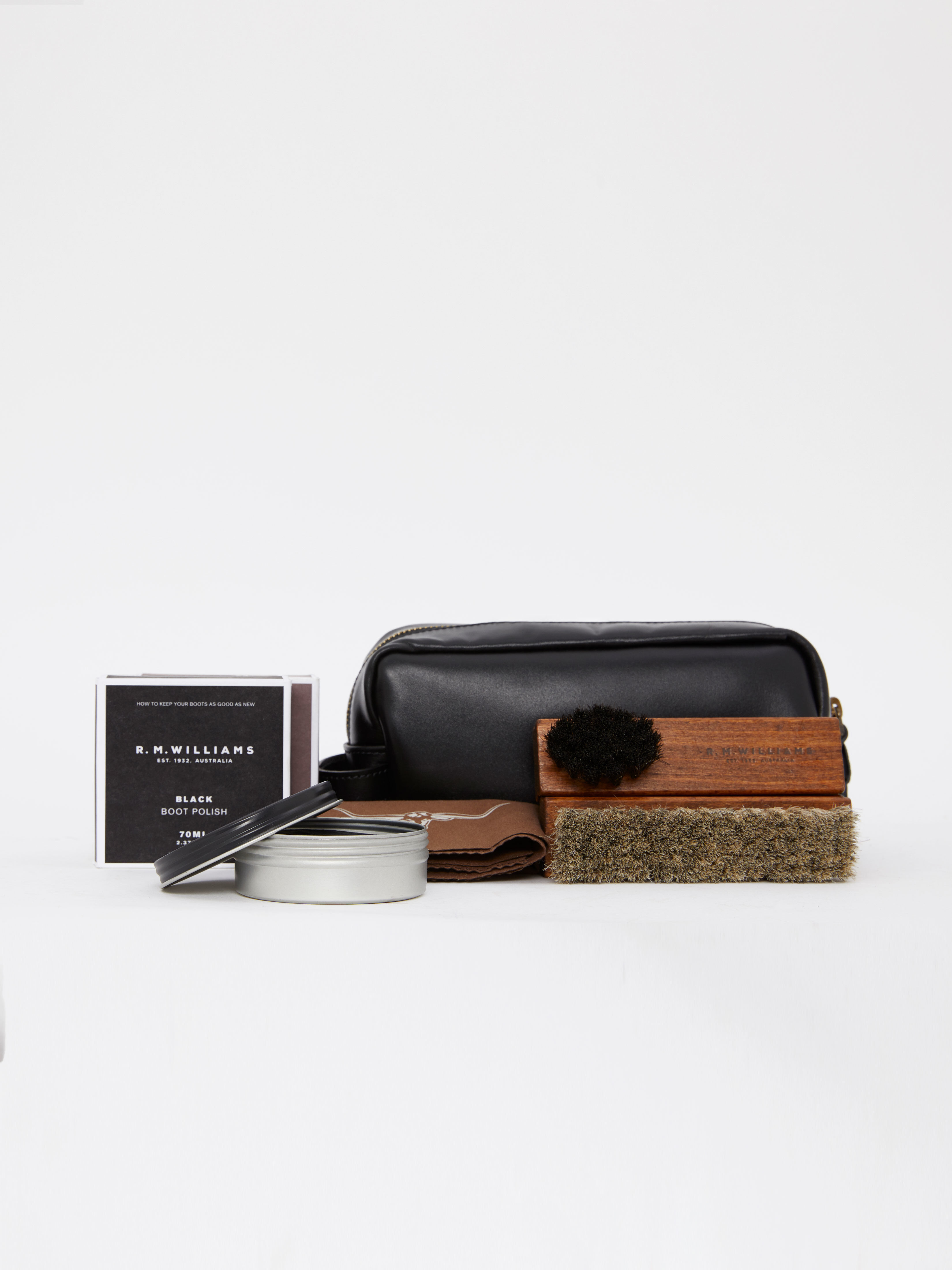 Leather Travel Kit - Men's Accessories 
