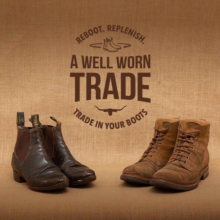 Well Worn | Trade in your Boots | R.M 
