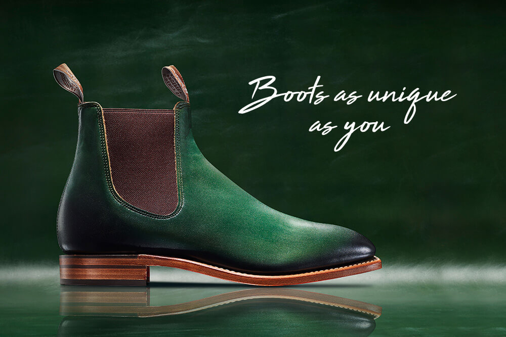 rm williams green boots