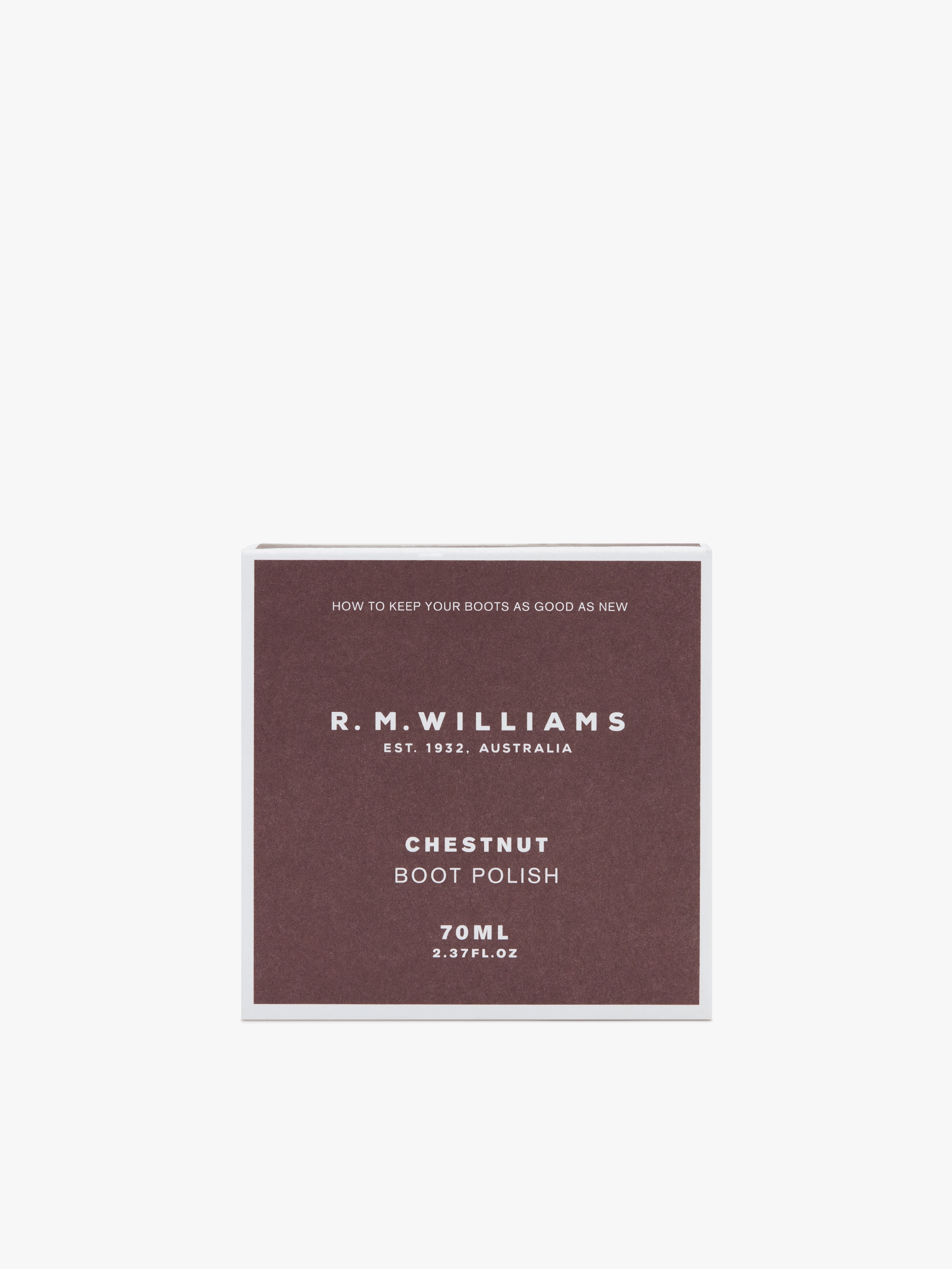 rm williams boot polish chestnut